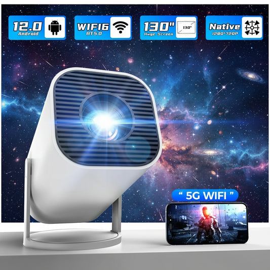 KinoBoxx 4K™ – Smart Projektor z Androidem i Wi-Fi | Kino Bez Kabli w Twoim Domu