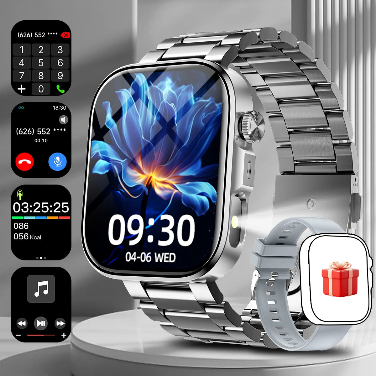 Boxxia Watch™ |Smartwatch Premium | Pełny Monitoring Zdrowia 24/7 | Rozmowy | SMS | Wiele aplikacji